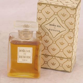 Vintage Renoir Dona Sol 1 3 oz Perfume Extrait Extract