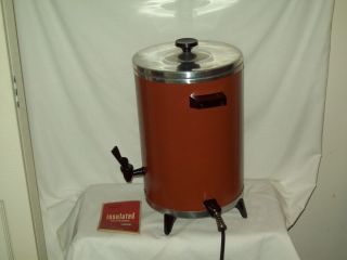  Percolator Coffee Maker West Bend USA 30 Cup Aluminum with Box