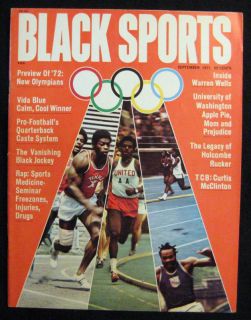 Black Sports Magazine September 1971 RARE Issue