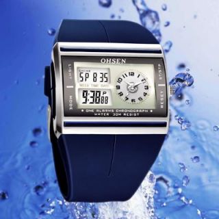 New OHSEN Sports Dual Time Zone Lady Digital Date Watch