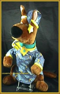 Scooby Doo 21 Plush Dog Night Shirt Moon Stars Slipper Nightshirt