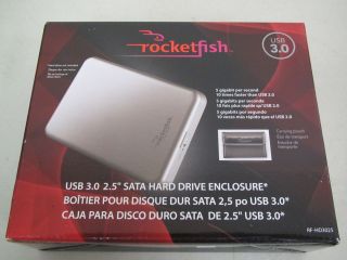 Rocketfish RF HD3025 USB 3 0 SATA Hard Drive Enclosure