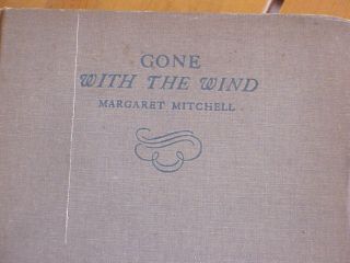 Gone with The Wind Margaret Mitchell 1936 Book Macmillan Co Great