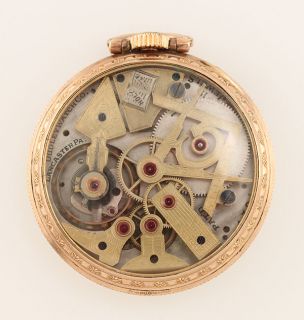 Vintage Dudley Model 4791 Series 2 19J Masonic Pocket Watch NR