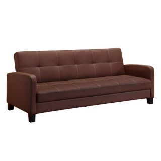 Dorel Home Products Delaney Leather Sleeper Sofa