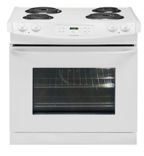 NEW Frigidaire White Drop In Coil Electric Range / Stove FFED3015LW