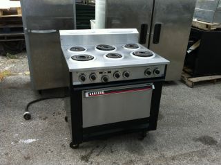  Commercial Electric Range with CONVECTION OVEN  Will Ship