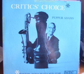  Pepper Adams LP Critics Choice