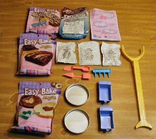 Easy Bake Oven Accessories Pans Spatula Spoon Pan Tool Cookie Cake