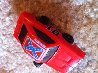vintage 1980 Dukes of Hazzard small wind up toy car General Lee NON