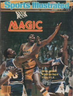 Vintage Sports Illustrated Earvin Magic Johnson Nov 19 1979 on The