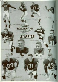 1959 San Francisco 49ers vs. Chicago Bears Football Program