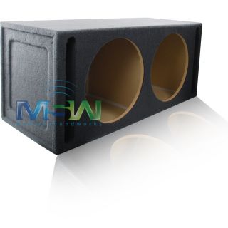 ported mdf sub enclosure for dual 2 15 round subwoofers