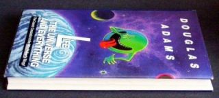Vintage 1982 Book Club Douglas Adams Life The Universe and Everything