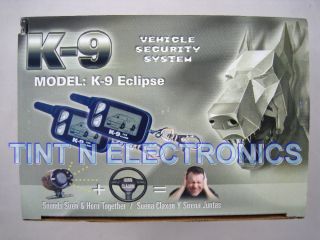 K9 Eclipse 2 Way LCD Car Alarm K9 Eclipse Brand New