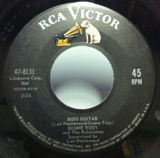 Duane Eddy The Desert Rat Boss Guitar 7 VG 47 8131 Vinyl Mono 45