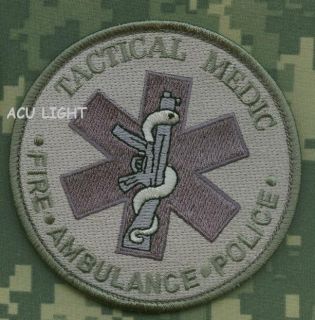 DUSTOFF Air Ambulance Paramedic TCCC Combat Tactical Medic Velcro