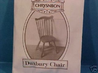  Chrysnbon Duxbury Chair Kit