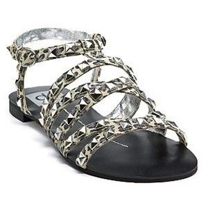 Dolce Vita DV Oscar Summer Sandals Flats Shoes Camo Chic Designer Sz 6