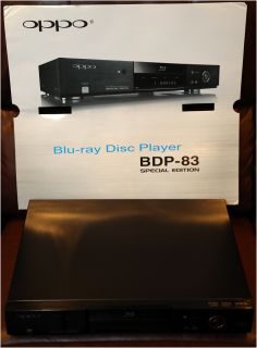  83SE / Special Edition / Audiophile Blu ray Player / SACD / DVD Audio