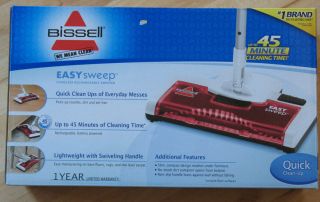 Brand New Bissell Cordless Easy Sweep Rechargeable Sweeper Lightweight