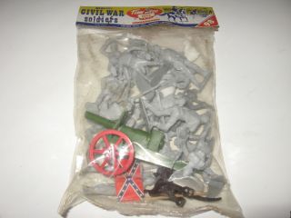  Vintage Civil War Toy Soldiers 191 Tim Mee Toys