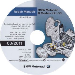 BMW R1200GS R1200GS Adventure Service Repair Manual DVD