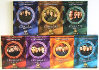 Stargate SG 1 Seasons 1 7 1 2 3 4 5 6 7 DVD Tested