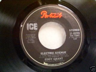 Eddy Grant Electric Avenue Time Warp 45 Mint