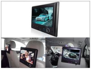  Car Headrest Multimedia Tablet DVD Player HD Screen with USB / SD Slot