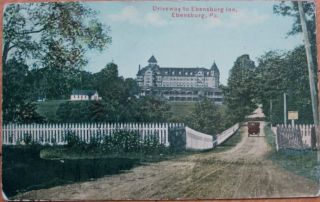 1910 Postcard Ebensburg Inn Ebensburg Pennsylvania PA