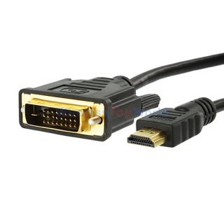 HDMI TO DVI CABLE 3FT For TV PC HDTV MONITOR COMPUTER 3 Feet