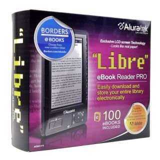 Aluratek Libre PRO eBook Reader  Digital Music Player w ePaper