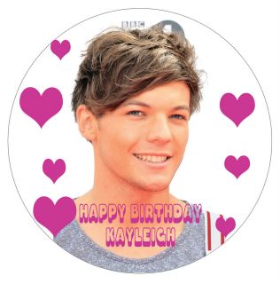  Louis Personalised Cake Topper 7 5 inch Round Edible Rice Paper