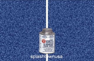 ft long x 8 liner pieces 25 mil thickness 1 can of vinyl adhesive