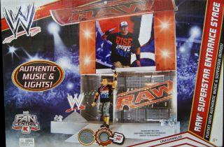 WWE RAW SUPERSTAR ENTRANCE STAGE PLAYSET   WWE TOY ACTION FIGURE