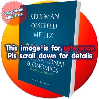 International Economics by Krugman 9th International Ed 0138018979