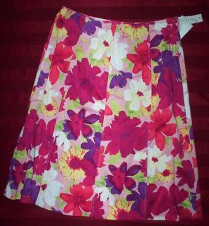 Pursuits Women's Floral Skirt Size 10