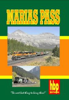 Marias Pass BNSF Rocky Mountain Crossing Railroad DVD