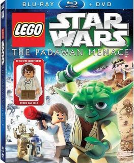  special lego star wars the padawan menace blu ray standard dvd combo