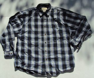 Eddie Bauer Mens Long Sleeve Button Front Shirt Size Medium