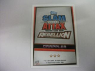 WWE Slam Attax Rebellion Grappler Cards Choose Which Card You Want New