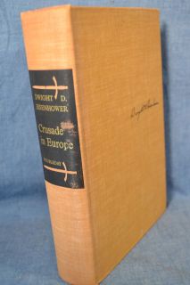 Crusade in Europe Eisenhower Dwight D 1948 1st Edition