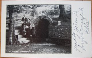  1908 Postcard The Spring Ebensburg Inn PA Penn