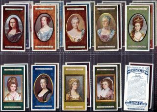 Tobacco Card Set, John Players & Sons, MINIATURES, Paintings