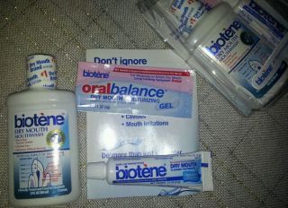 Biotene Dry Mouth Mouthwash Toothpaste Moisterizing Gel Travel Kit