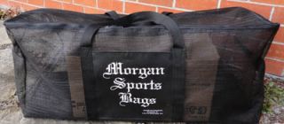 Morgansportsbags Black Wide Mouth Mesh Air Dry Gear Scuba Dive Bag