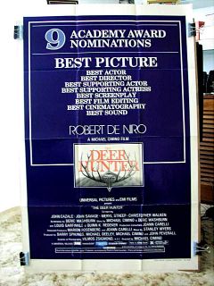 The Deer Hunter Academy Awards Movie Poster Robert de Niro Christopher