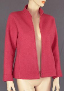 Eileen Fisher Petite Size PS Gorgeous Raspberry Red Jacket