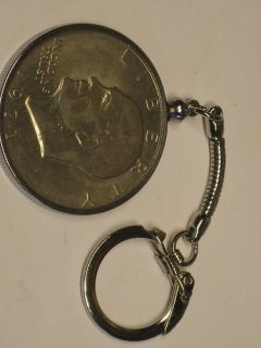 Eisenhower Dollar Coin on A Key Chain